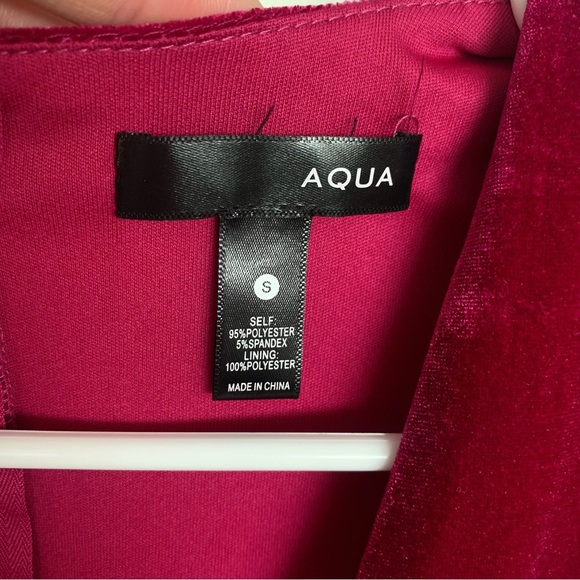 Aqua Velvet Rosette Bodycon Dress - Picture 8 of 13